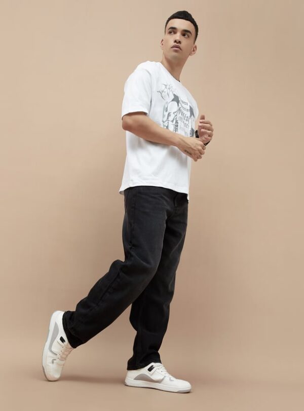 FORCA Men Solid Loose Fit Jeans