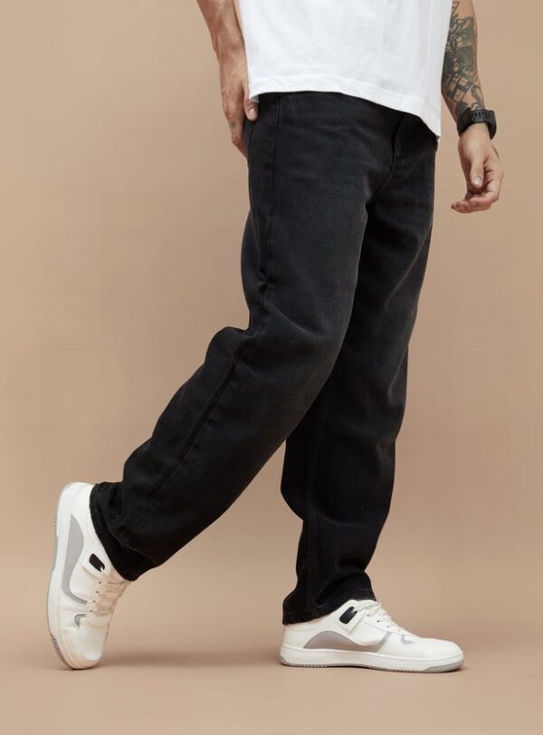 FORCA Men Solid Loose Fit Jeans - Image 3