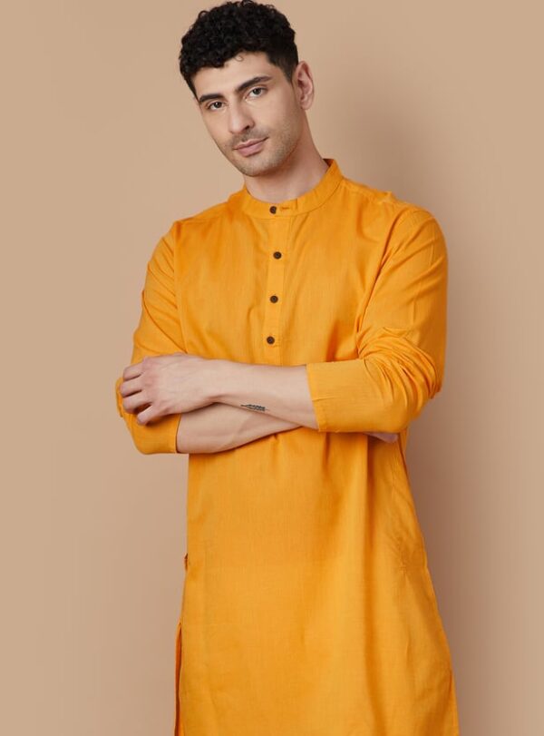 MELANGE Solid Straight Kurta