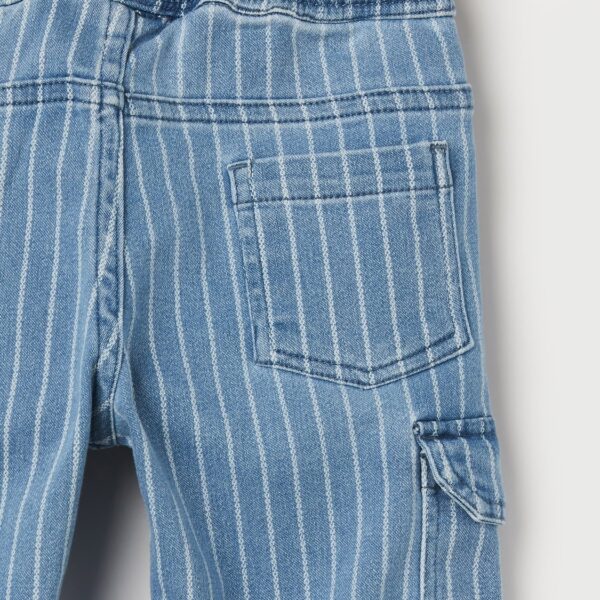 JUNIORS Striped Denim Joggers - Image 5