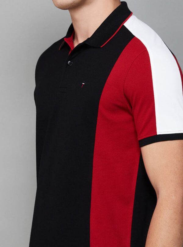 LP SPORT Colour blocked Polo T-shirt - Image 4