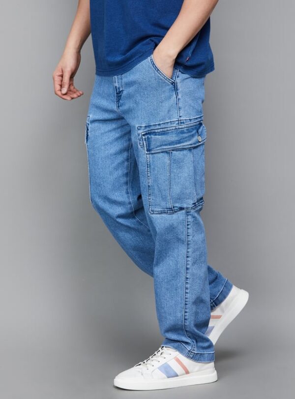 LEVI'S Washed Cargo Jeans - Image 4