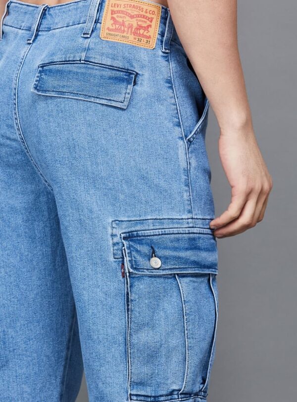 LEVI'S Washed Cargo Jeans - Image 6